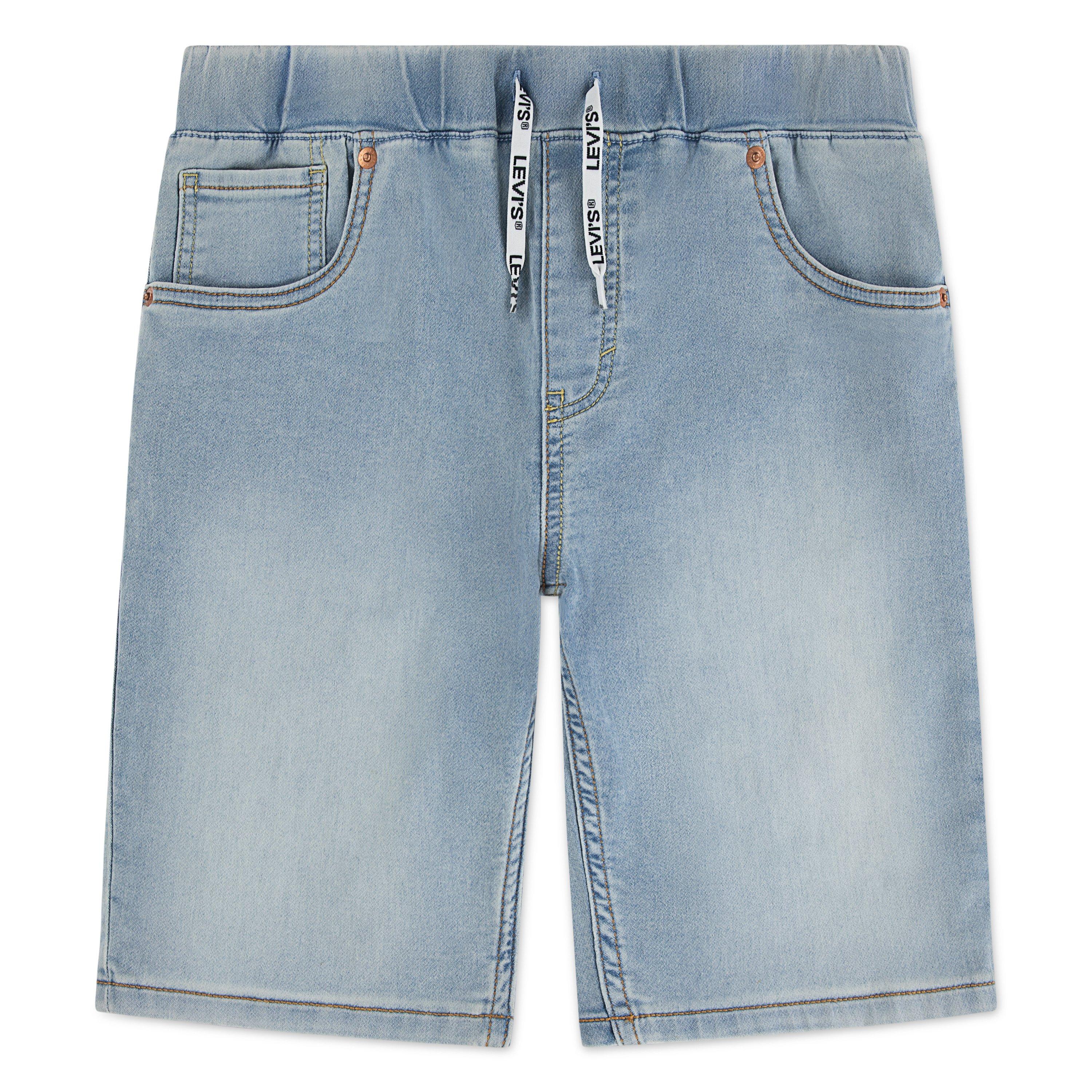 Levi's Big Boys' Skinny Dobby Lt Blue Shorts - LT BLUE